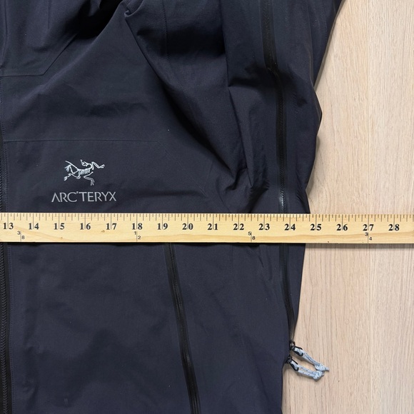 Arcteryx Zeta AR Full Zip Gore-Tex Waterproof Shell Jacket Mens Large Black 2018 - Picture 13 of 16